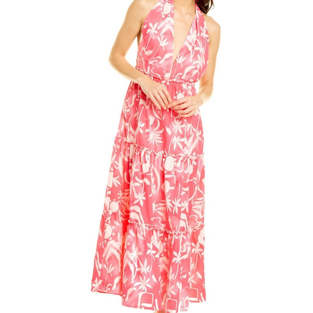 Moonsea Halter Midi Dress